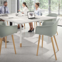 Chaise Scandinave Alice, Pieds en Bois