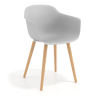 Chaise de Conférence Alice, 4 pieds, design enveloppant