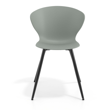 chaise de conference anthracite 4 pattes plastique accoudoirs fixes 6