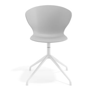 chaise de reunion blanc gris base pyramide plastique accoudoirs fixes 6