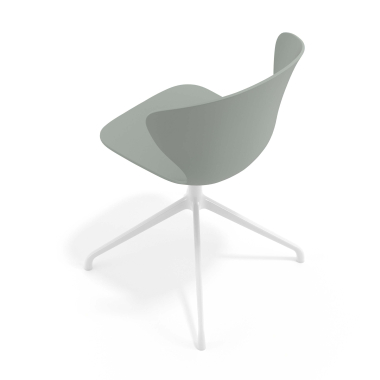 chaise de reunion blanc anthracite base pyramide plastique accoudoirs fixes 7