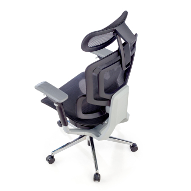 chaise ergonomique noir valkyr maille accoudoirs reglables 4d double soutien lombaire appui tete 12