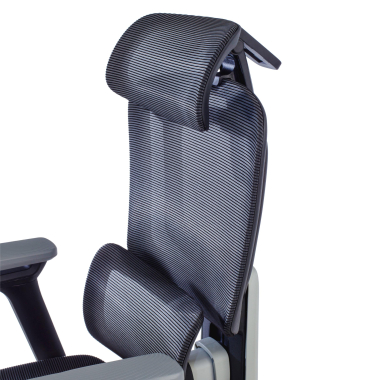 chaise ergonomique noir valkyr maille accoudoirs reglables 4d double soutien lombaire appui tete 7