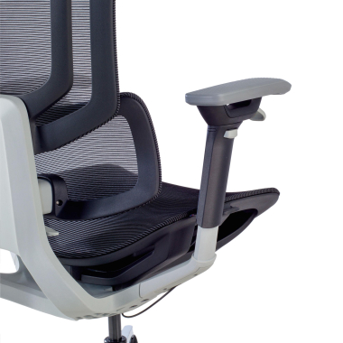 chaise ergonomique noir valkyr maille accoudoirs reglables 4d double soutien lombaire appui tete 9