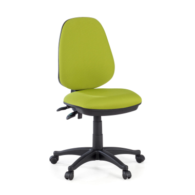 chaise de bureau vert sans bras tissu sans accoudoirs 1
