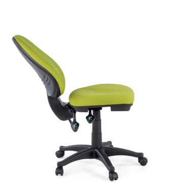 chaise de bureau vert sans bras tissu sans accoudoirs 5