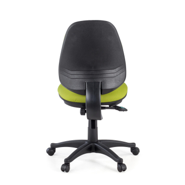 chaise de bureau vert sans bras tissu sans accoudoirs 8
