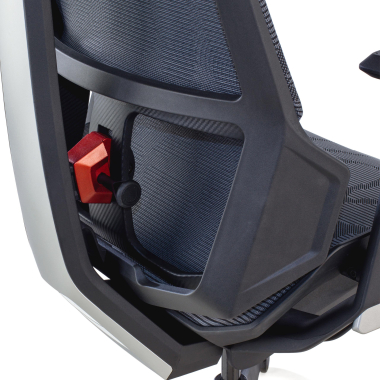 chaise gaming gris blooddragon maille accoudoirs reglables 6d soutien lombaire appui tete 5