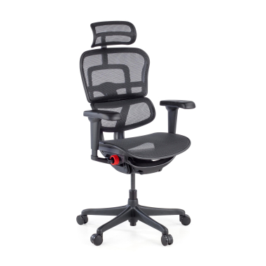 chaise gaming noir structure noire gaming maille accoudoirs reglables 5d soutien lombaire appui tete 1