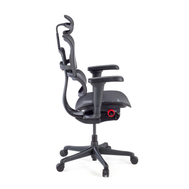 chaise gaming noir structure noire gaming maille accoudoirs reglables 5d soutien lombaire appui tete 7