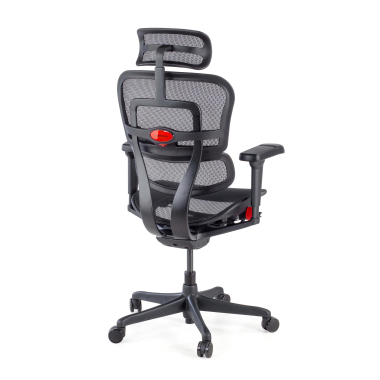 chaise gaming noir structure noire gaming maille accoudoirs reglables 5d soutien lombaire appui tete 6