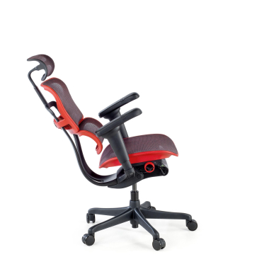 chaise gaming rouge structure noire gaming maille accoudoirs reglables 5d soutien lombaire appui tete 5