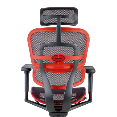 chaise gaming rouge structure noire gaming maille accoudoirs reglables 5d soutien lombaire appui tete 4