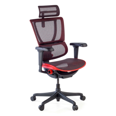 chaise gaming rouge chaise gaming maille accoudoirs reglables 5d soutien lombaire appui tete 1