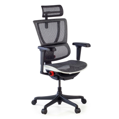 chaise gaming blanc chaise gaming maille accoudoirs reglables 5d soutien lombaire appui tete 1