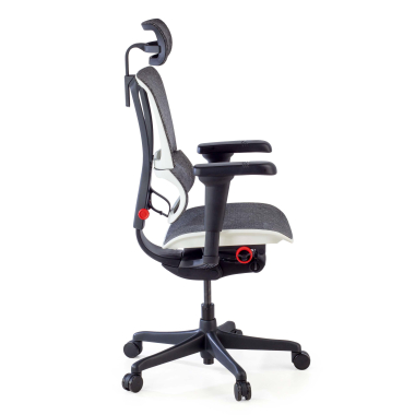 chaise gaming blanc chaise gaming maille accoudoirs reglables 5d soutien lombaire appui tete 8