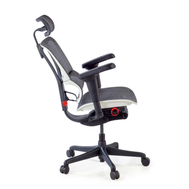chaise gaming blanc chaise gaming maille accoudoirs reglables 5d soutien lombaire appui tete 5