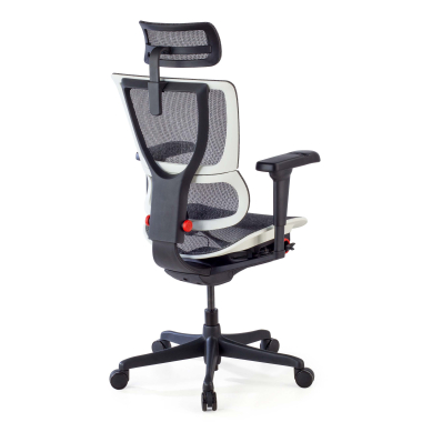 chaise gaming blanc chaise gaming maille accoudoirs reglables 5d soutien lombaire appui tete 9