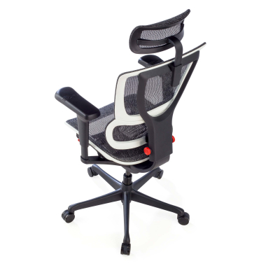 chaise gaming blanc chaise gaming maille accoudoirs reglables 5d soutien lombaire appui tete 11