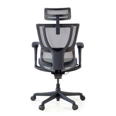 chaise ergonomique gris chaise de bureau maille accoudoirs reglables 3d soutien lombaire appui tete 6