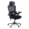 Chaise de bureau ergonomique Optima, accoudoirs rabattables