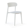 Chaise de Réunion Moon 4 pieds, empilable