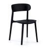 Chaise de Réunion Moon 4 pieds, empilable