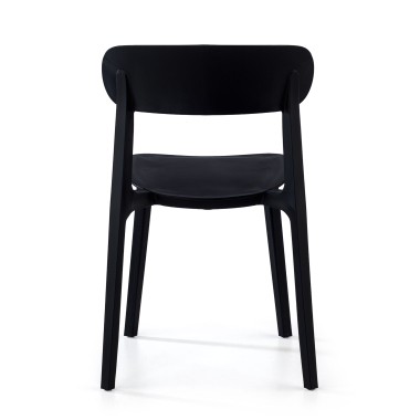 chaise de conference noir moon plastique sans accoudoirs 6