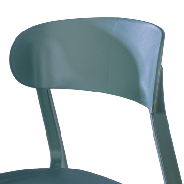 chaise de conference vert moon plastique sans accoudoirs 7