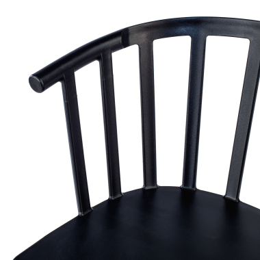 chaise de conference noir ember plastique sans accoudoirs 8