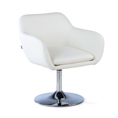 chaise salle d attente blanc space simil cuir accoudoirs fixes 1