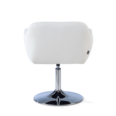 chaise salle d attente blanc space simil cuir accoudoirs fixes 8