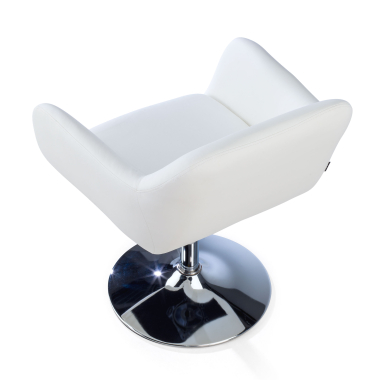 chaise salle d attente blanc space simil cuir accoudoirs fixes 9