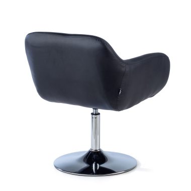 chaise salle d attente noir space simil cuir accoudoirs fixes 9