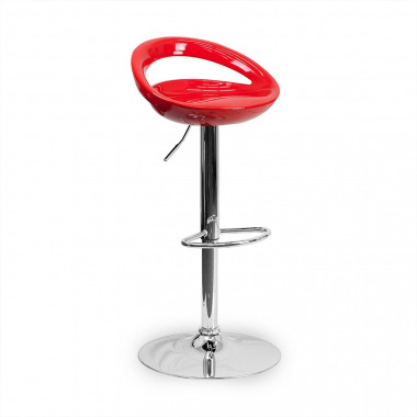 occasion chaise de bureau rouge danko plastique sans accoudoirs 1