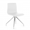 Chaise de réunion Alisa, Pivotante à 360º, en Cuir 210852 - (Outlet)