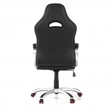 occasion chaise de bureau rouge dakar simil cuir accoudoirs fixes 7