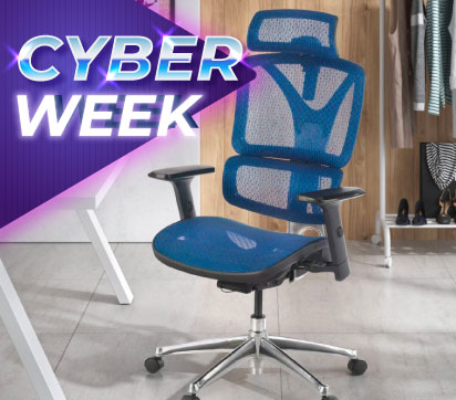 CyberWeek Chaise de bureau ergonomique